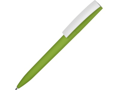 OA2003022330 Ручка пластиковая soft-touch шариковая Zorro, зеленое яблоко/белый