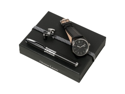 OA2003028562 CHRISTIAN LACROIX. Подарочный набор: часы наручные, запонки, ручка-роллер. Christian Lacroix