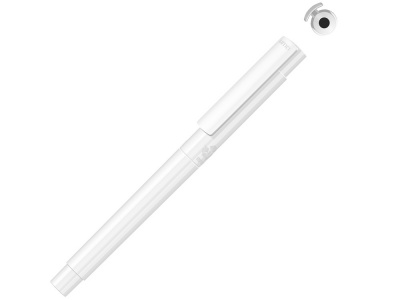 OA2102095885 Uma. Капиллярная ручка в корпусе из переработанного материала rPET RECYCLED PET PEN PRO FL, белый с черными чернилами
