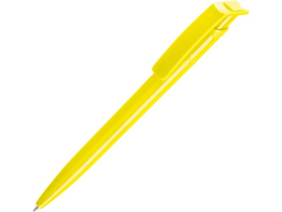 OA2003028175 Uma. Ручка шариковая пластиковая RECYCLED PET PEN, синий, 1 мм, желтый