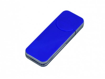 OA2102093149 USB-флешка на 128 Гб в стиле I-phone, прямоугольнй формы, синий
