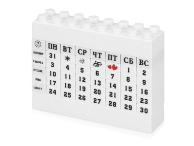 OA21020962 Календарь Лего, белый