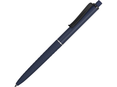 OA2003022291 Ручка пластиковая soft-touch шариковая Plane, темно-синий