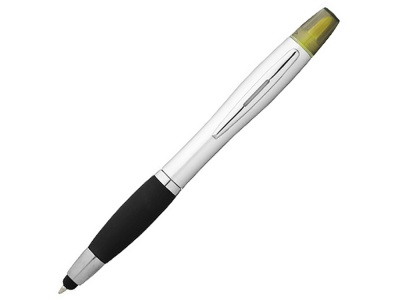 OA15094159 Ручка-стилус Nash с маркером, черный/серебристый