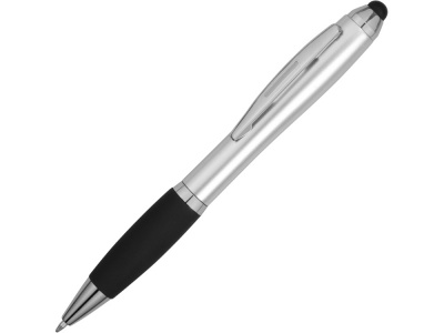 OA75B-SLR52B Шариковая ручка-стилус Nash, серебристый, черные чернила