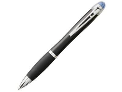 OA2003028862 Светящаяся шариковая ручка Nash со светящимся черным корпусом и рукояткой, синий