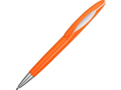 OA2003022318 Ручка пластиковая шариковая Chink, оранжевый/белый