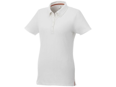 OA2003026379 Elevate. Женская футболка поло Atkinson с коротким рукавом и пуговицами, белый