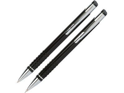 OA15092942 Набор Онтарио: ручка шариковая, карандаш механический, черный/серебристый
