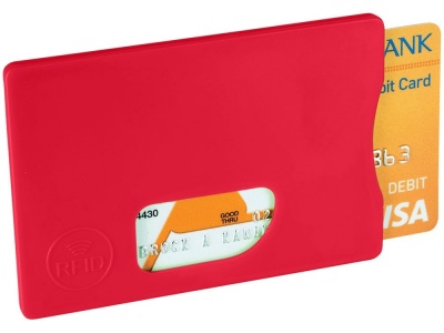 OA1701222237 Защитный RFID чехол для кредитной карты, красный