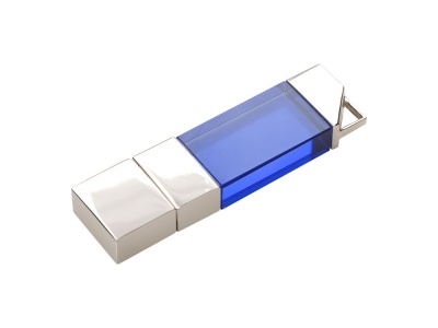 OA2102092375 USB-флешка на 16 ГБ, micro USB, синий