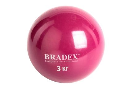 OA2003025614 Bradex. Медбол, 3 кг, красный