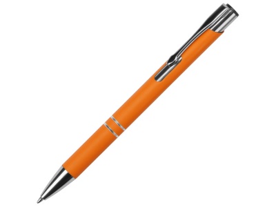OA2102095212 Ручка металлическая шариковая Legend Gum софт-тач, оранжевый