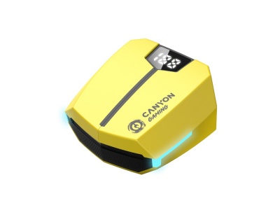 OA24082821739 CANYON. Игровая гарнитура Canyon DoubleBee GTWS-2, желтый (CND-GTWS2Y)