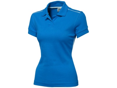 OA28TX-789 Slazenger. Рубашка поло Backhand женская, небесно-синий/белый