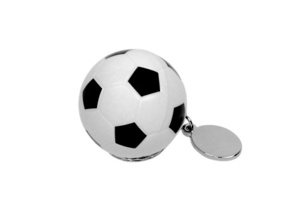 OA2003025098 Флешка в виде футбольного мяча, 32 Гб, белый/черный