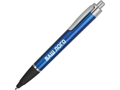 OA2003021575 Ручка пластиковая шариковая Glow с подсветкой, синий/серебристый/черный