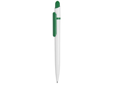 OA20030221 Ручка шариковая Этюд, белый/зеленый