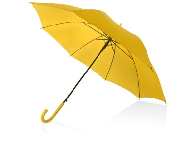 OA93UM-YEL1 Зонт-трость полуавтоматический с пластиковой ручкой, желтый