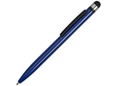 OA2003021955 Ручка-стилус металлическая шариковая Poke, синий/черный