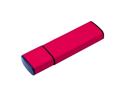 OA2102092234 USB-флешка металлическая на 512 Mb с колпачком, красный