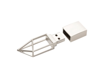 OA2102092402 USB-флешка на 16 ГБ,micro USB  серебро