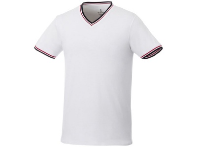 OA2003026039 Elevate. Мужская футболка Elbert с коротким рукавом, белый/темно-синий/красный