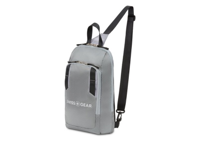 OA210208439 SWISSGEAR. Рюкзак SWISSGEAR с одним плечевым ремнем, темно-серый/серый, полиэстер рип-стоп, 18 x 5 x 33 см, 4 л