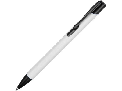 OA2003021086 Ручка металлическая шариковая Crepa, белый/черный