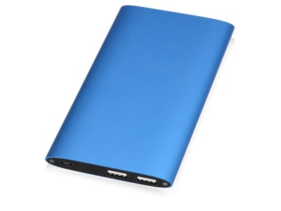OA1701221350 Портативное зарядное устройство Джет с 2-мя USB-портами, 8000 mAh, синий