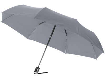 OA200302298 Зонт Alex трехсекционный автоматический 21,5, серый