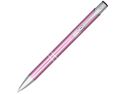 OA210209478 Кнопочная шариковая ручка Moneta из анодированного алюминия, черные чернила, фуксия