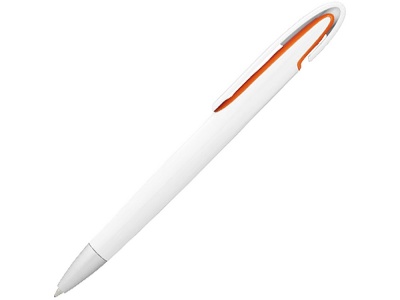 OA15094113 Ручка шариковая Rio, черные чернила, белый/оранжевый