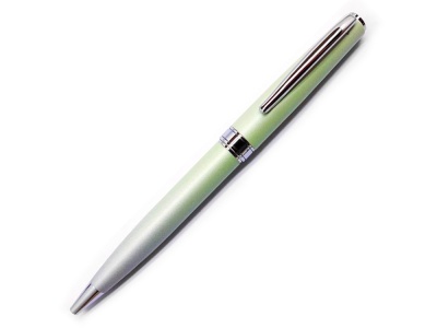 OA24082811377 Pierre Cardin. Ручка шариковая Pierre Cardin TENDRESSE, цвет - серебряный и салатовый. Упаковка E.