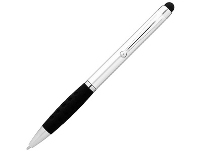 OA15094069 Ручка-стилус шариковая Ziggy черные чернила, серебристый/черный
