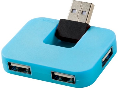 OA15095069 USB Hub Gaia на 4 порта, синий