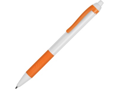 OA2003021588 Ручка пластиковая шариковая Centric, белый/оранжевый