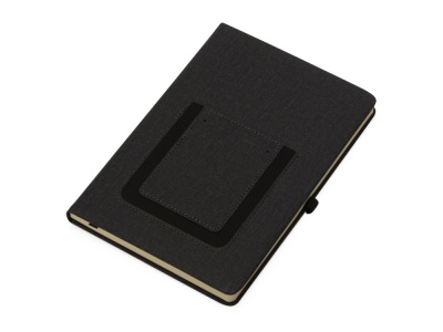 OA210209846 Блокнот Pocket 140*205 мм с карманом для телефона, черный