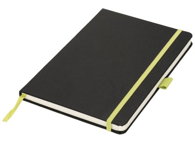 OA2003022666 Journalbooks. Блокнот А5 Lasercut, черный/лайм