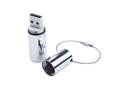 OA2102092462 USB-флешка на 64 ГБ,  серебро
