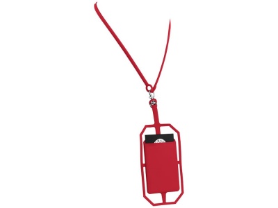 OA1830321028 Картхолдер RFID со шнурком, красный
