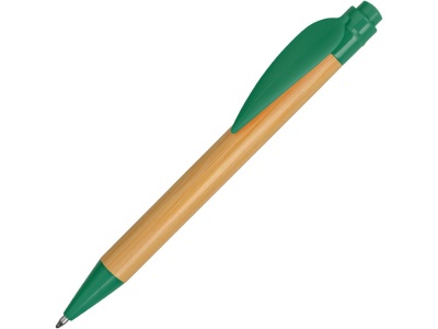 OA4B-99 Ручка шариковая Листок, бамбук/зеленый