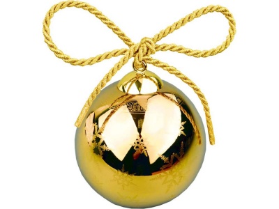 OA91NY-GLD1 VERSACE. Рождественский шарик Versace Gold, золотистый