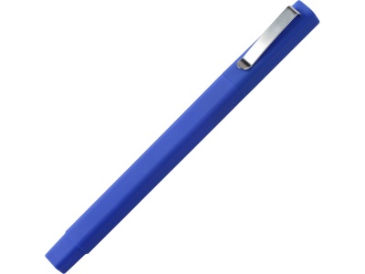 OA2003028091 Ручка шариковая пластиковая Quadro Soft, квадратный корпус с покрытием софт-тач, синий