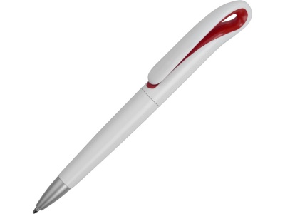OA75B-WHT14 Scripto. Ручка шариковая Swansea, белый/красный, синие чернила