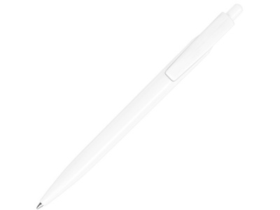 OA2102094707 Marksman. Шариковая ручка Alessio из переработанного ПЭТ, белый, черные чернила