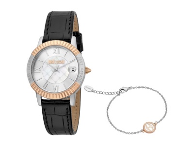 OA210208430 Just Cavalli. Подарочный комплект, состоящий из женских наручных часов и браслета. Just Cavalli
