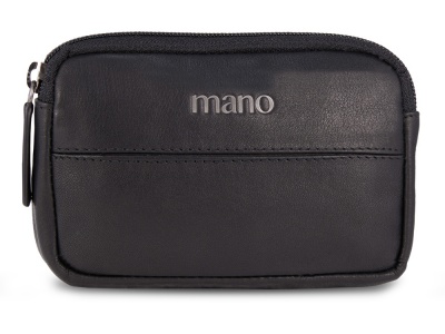 OA24082820393 MANO 1919. Ключница Mano Don Romeo, с RFID защитой, натуральная кожа в чёрном цвете, 11 х 2 х 7 см