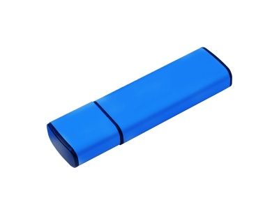 OA2102092223 USB-флешка металлическая на 16ГБ с колпачком, синий