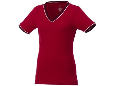 OA2003026080 Elevate. Женская футболка Elbert с коротким рукавом, красный/темно-синий/белый